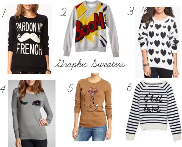 Graphic Sweaters