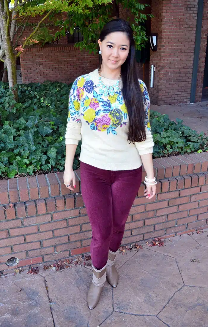 how to wear corduroy pants