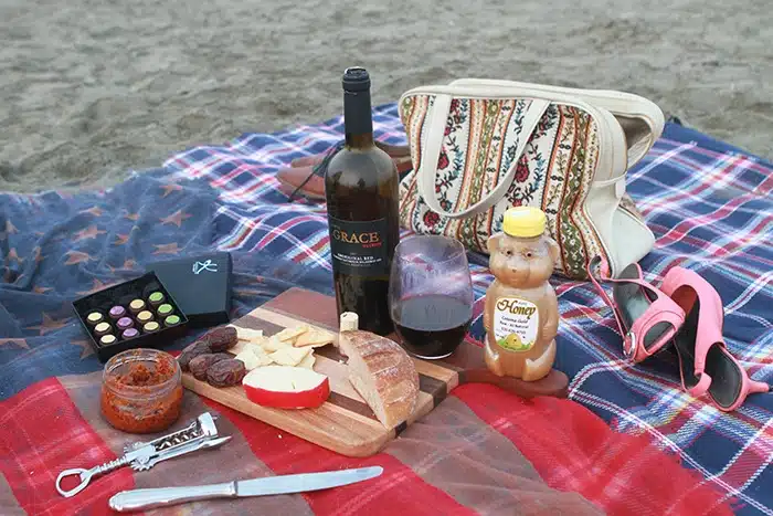 beach picnic
