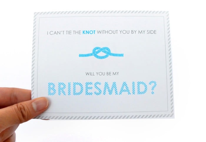 way to ask bridesmaids