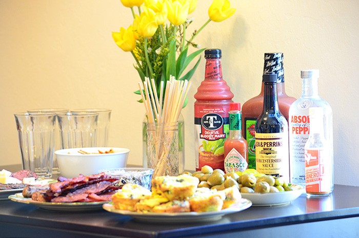 bloody mary bar - Best Bloody Mary recipe by popular San Francisco lifestyle blogger What The Fab