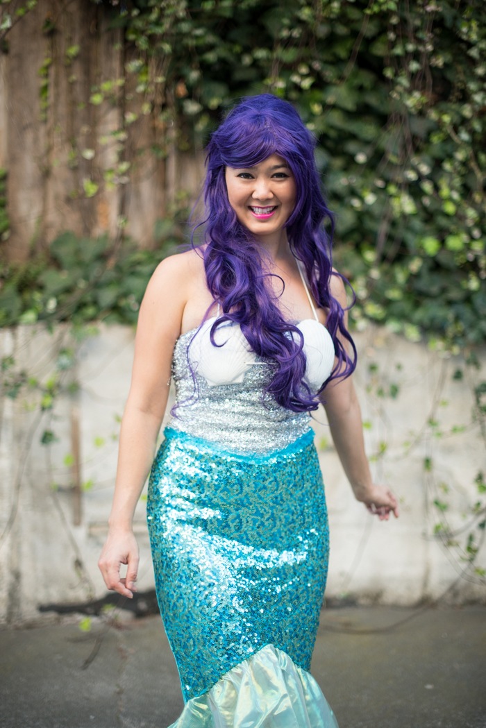 DIY mermaid halloween costume
