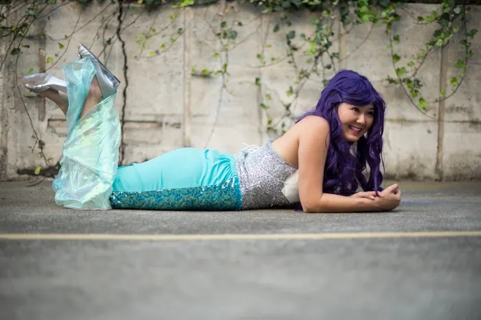 DIY mermaid halloween costume