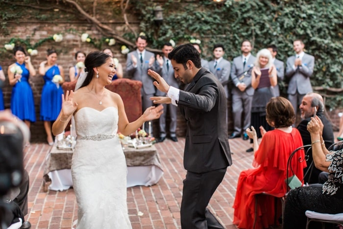 persian and american wedding ceremony