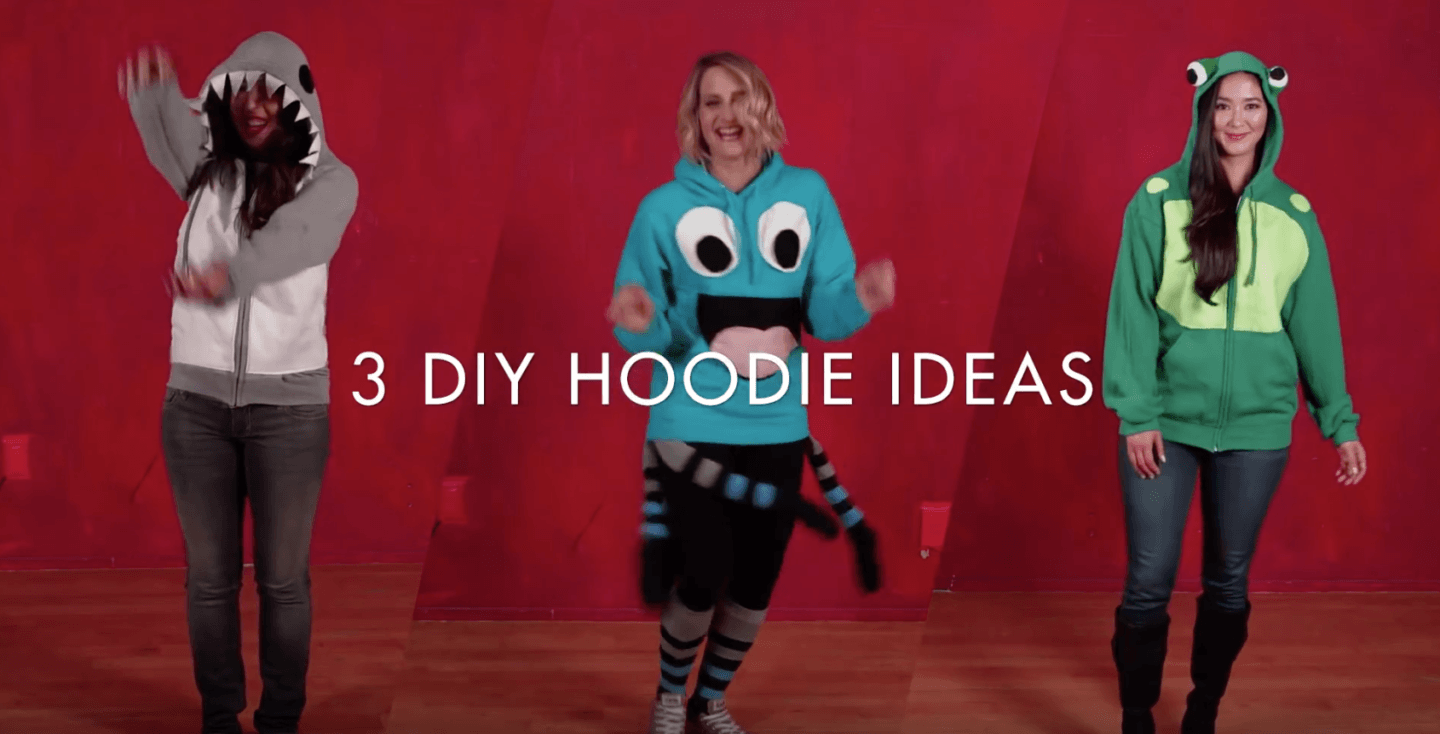 Three DIY Hoodie Halloween Ideas