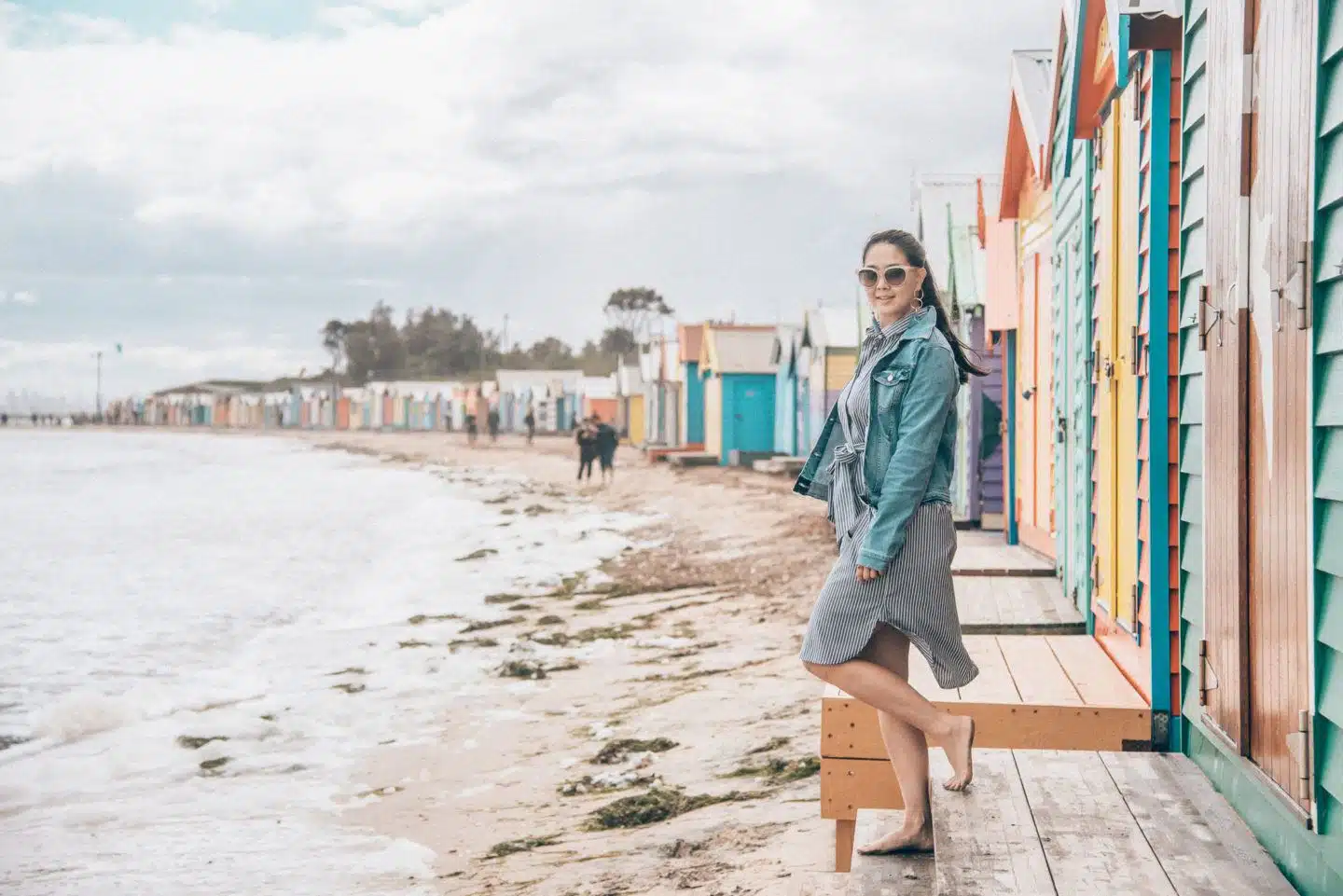 Visiting the iconic Brighton Bathing Boxes