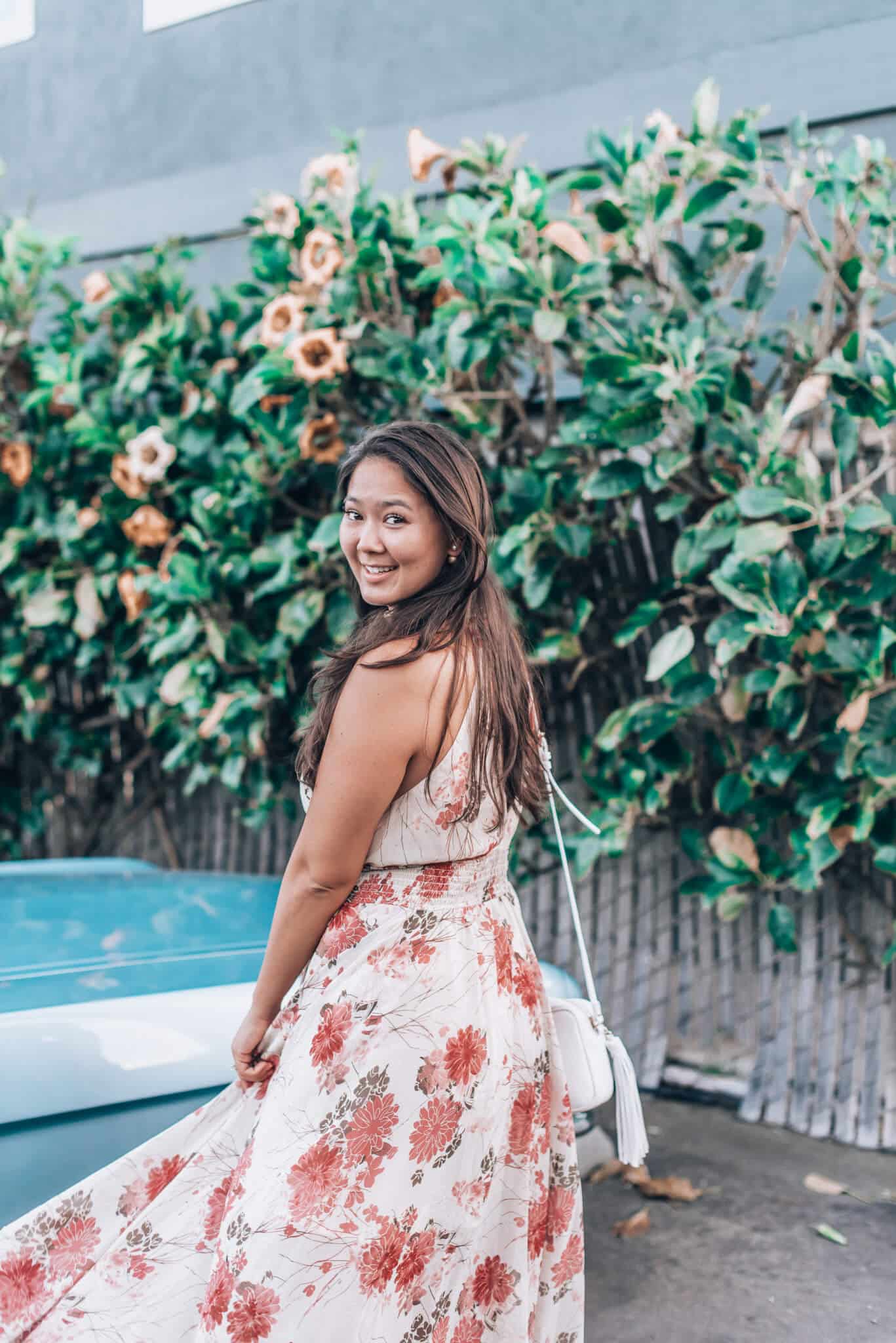 Vici: Floral Maxi Dress featured by popular San Francisco fashion blogger WTFab