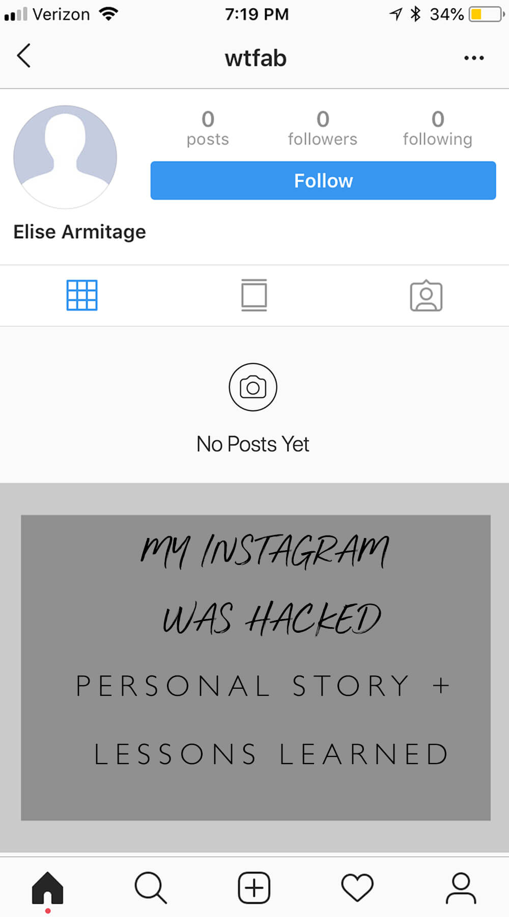 Was your Instagram account hacked? Here's what to do, by lifestyle blogger What The Fab