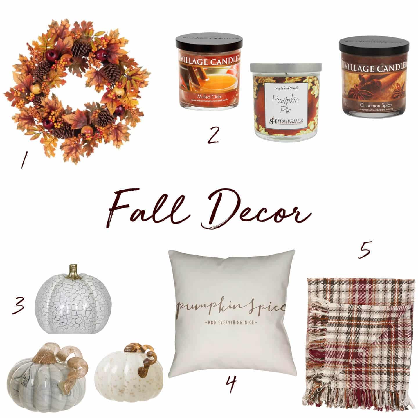 Five chic ways to add some fall home decor to your life