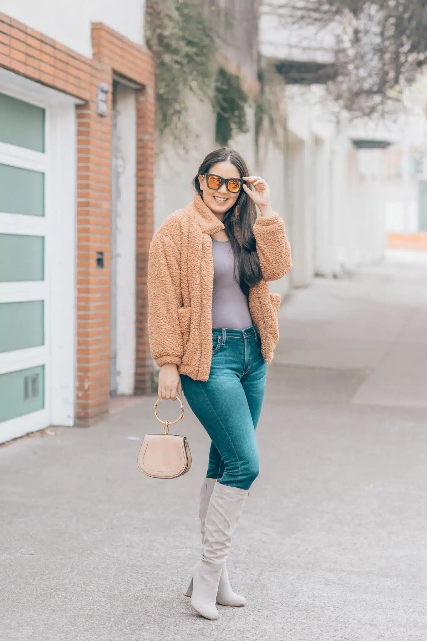 Zappos | How to wear a teddy bear coat featured by top San Francisco fashion blog What The Fab