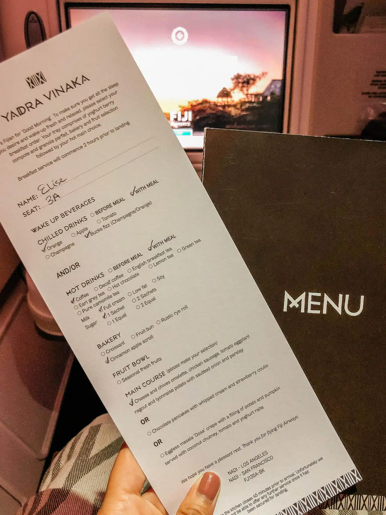 Fiji Airways business class review, by top San Francisco travel blogger What The Fab