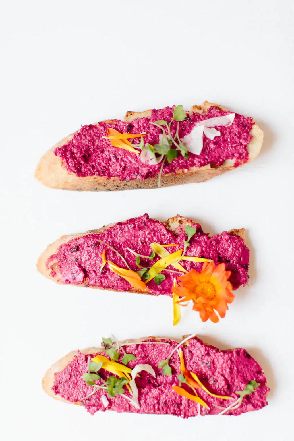 crostini recipe beet + goat cheese 