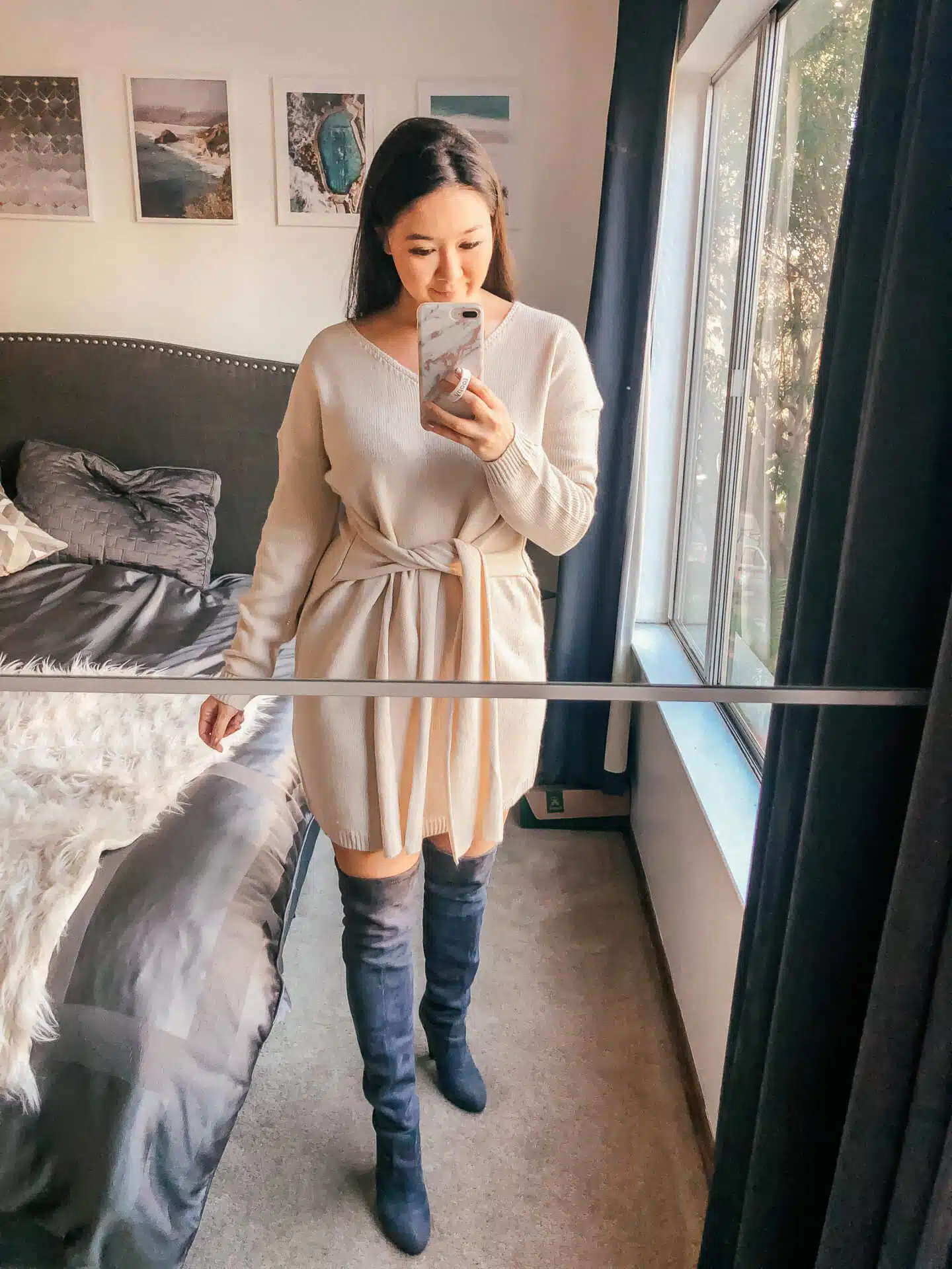 Cute and comfy Thanksgiving sweater dresses under $50