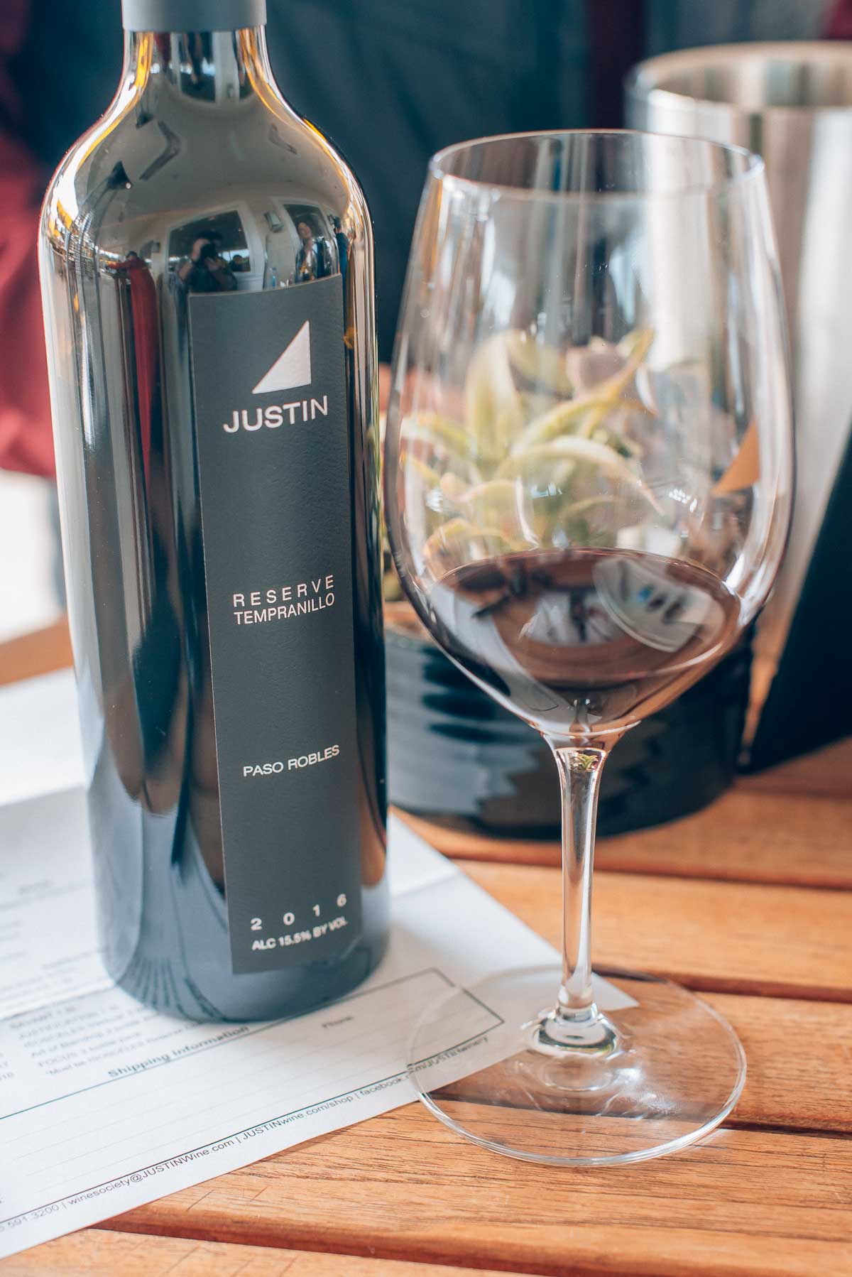 Visiting Justin Winery in Paso Robles, California