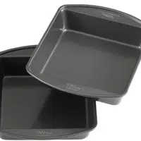 Non-Stick 8-Inch Square Cake Pans, Set of 2