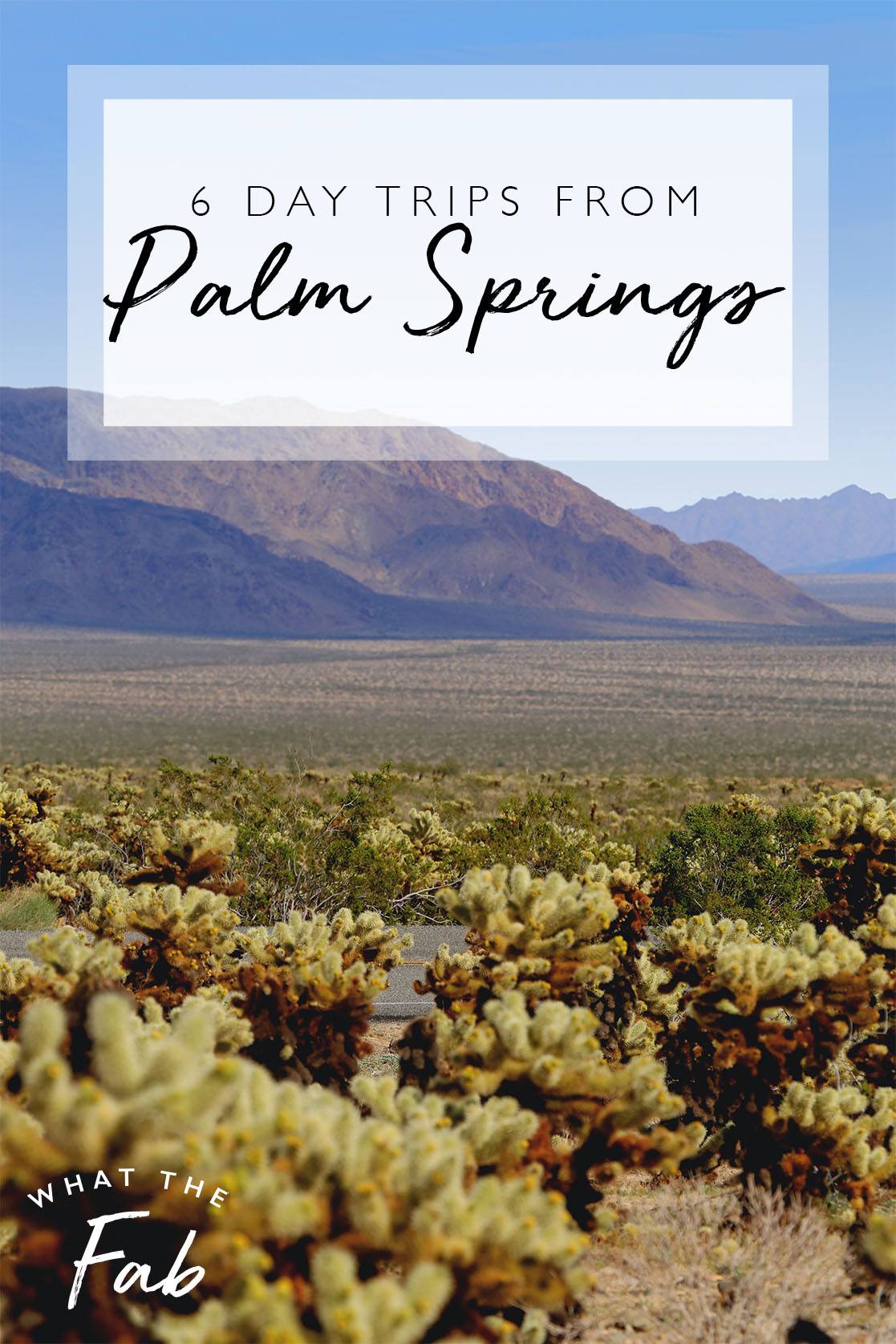 Day Trips From Palm Springs, by Travel Blogger What The Fab