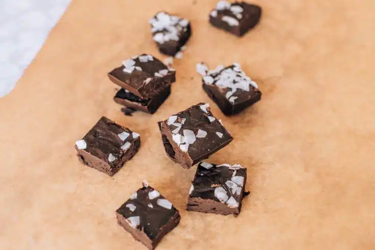 Easy coconut oil fudge recipe, by lifestyle blogger What The Fab