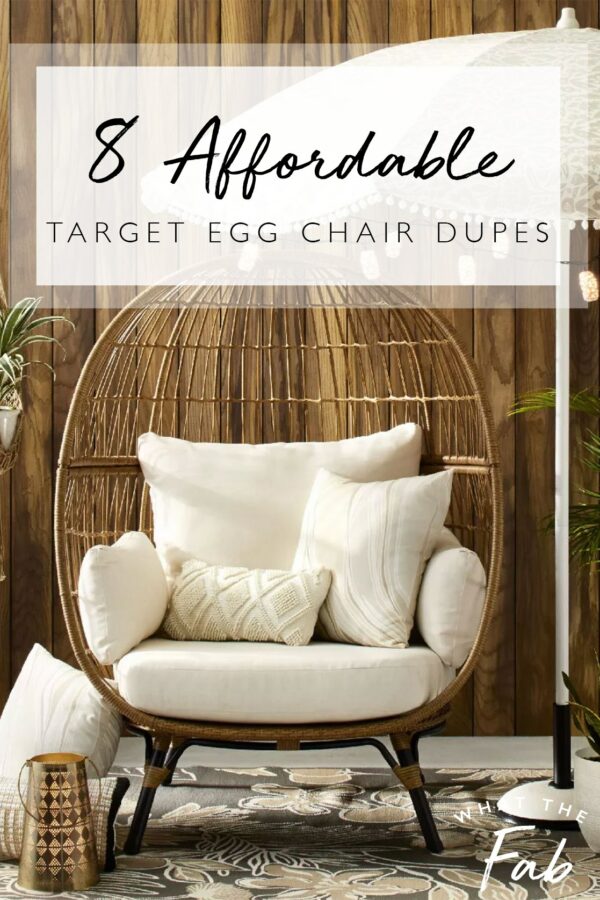 8 Affordable and Super Cute Egg Chairs 2023 Target Egg Chair Dupes