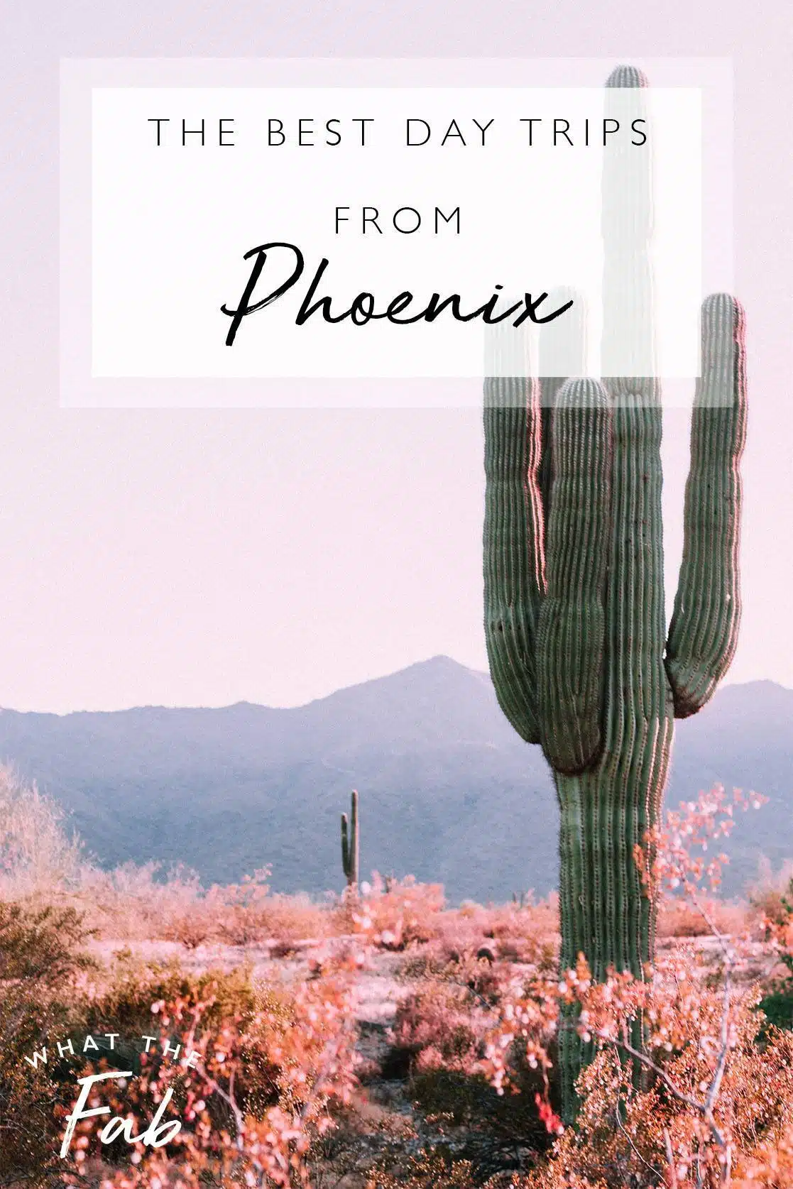 The best day trips from Phoenix, by travel blogger What The Fab