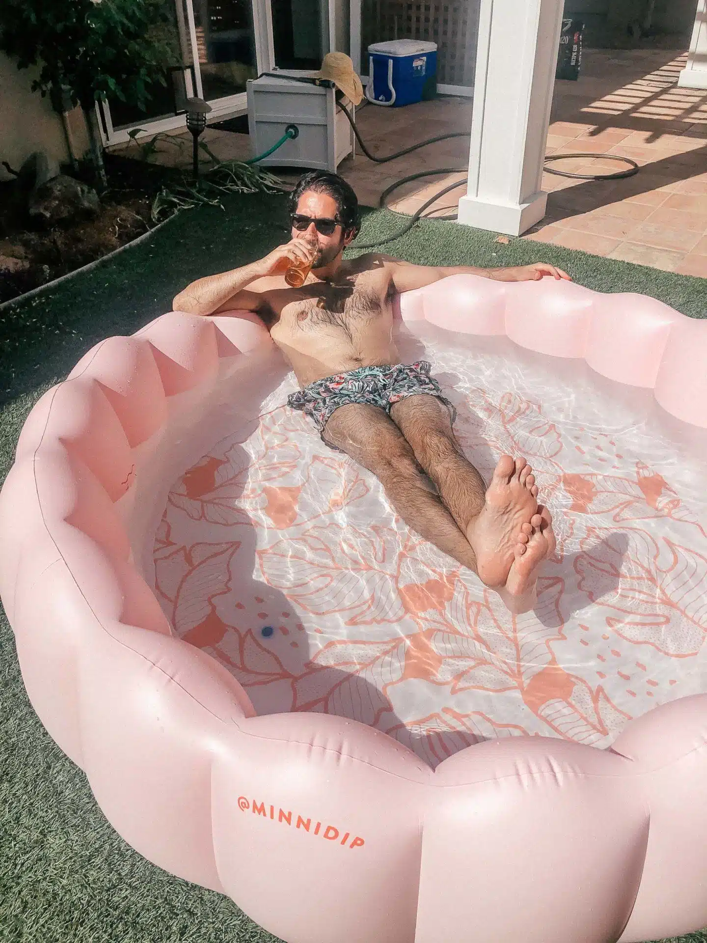 Cute adult inflatable pools, by lifestyle blogger What The Fab