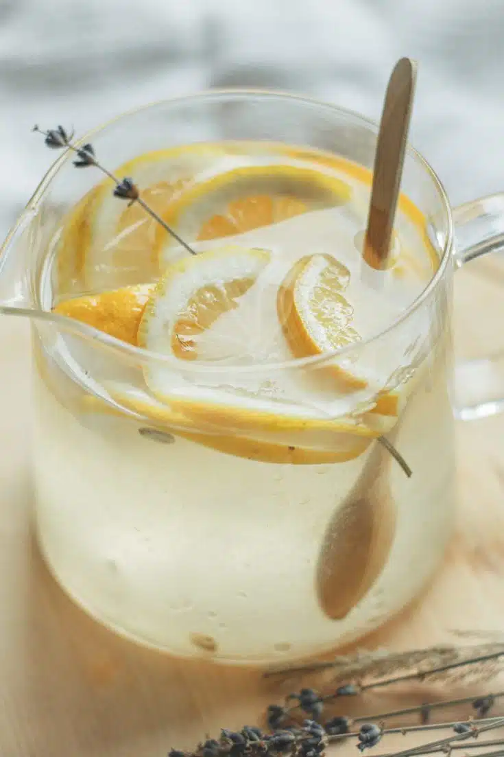 Lemon lime simple syrup, by lifestyle blogger What The Fab