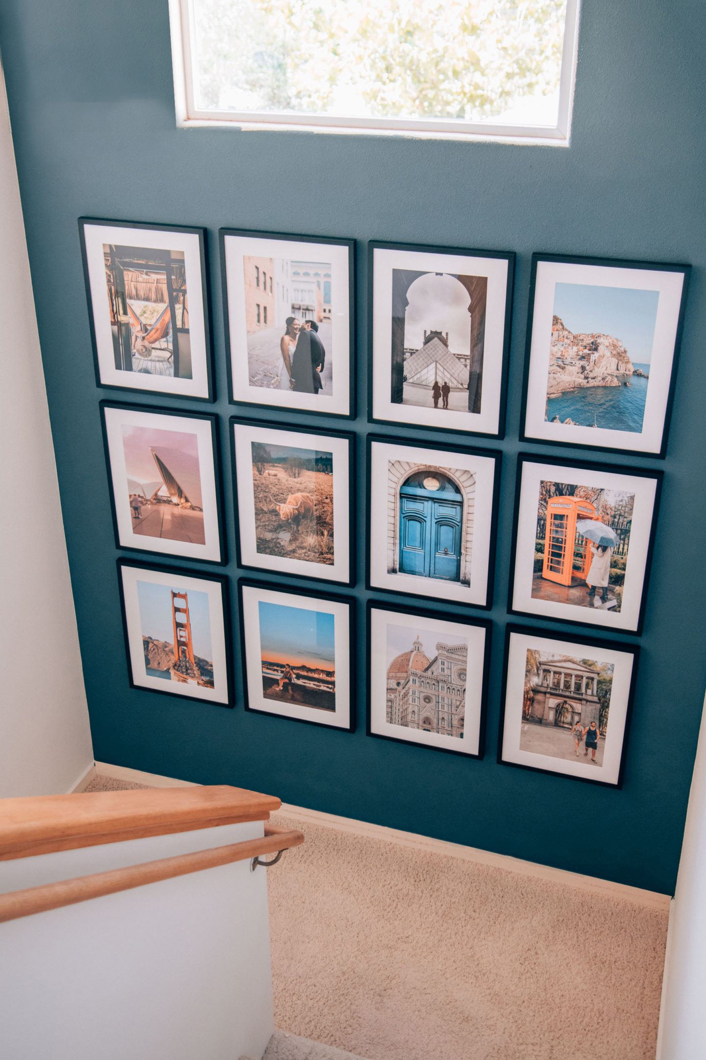 Framebridge gallery wall, by lifestyle blogger What The Fab