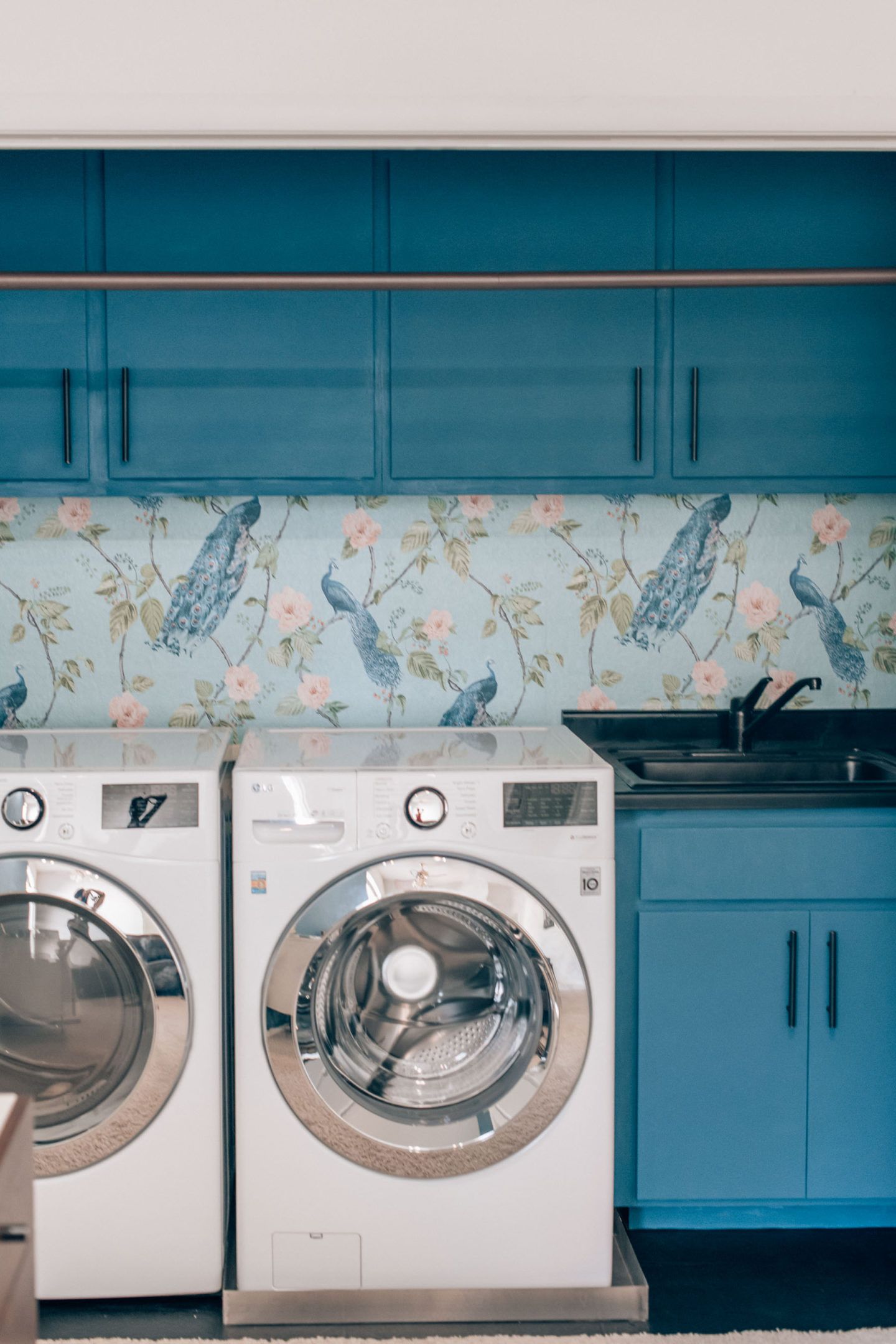 10 Stylish Wallpapers to Liven Up Your Laundry Room  Nicole Gibbons Style