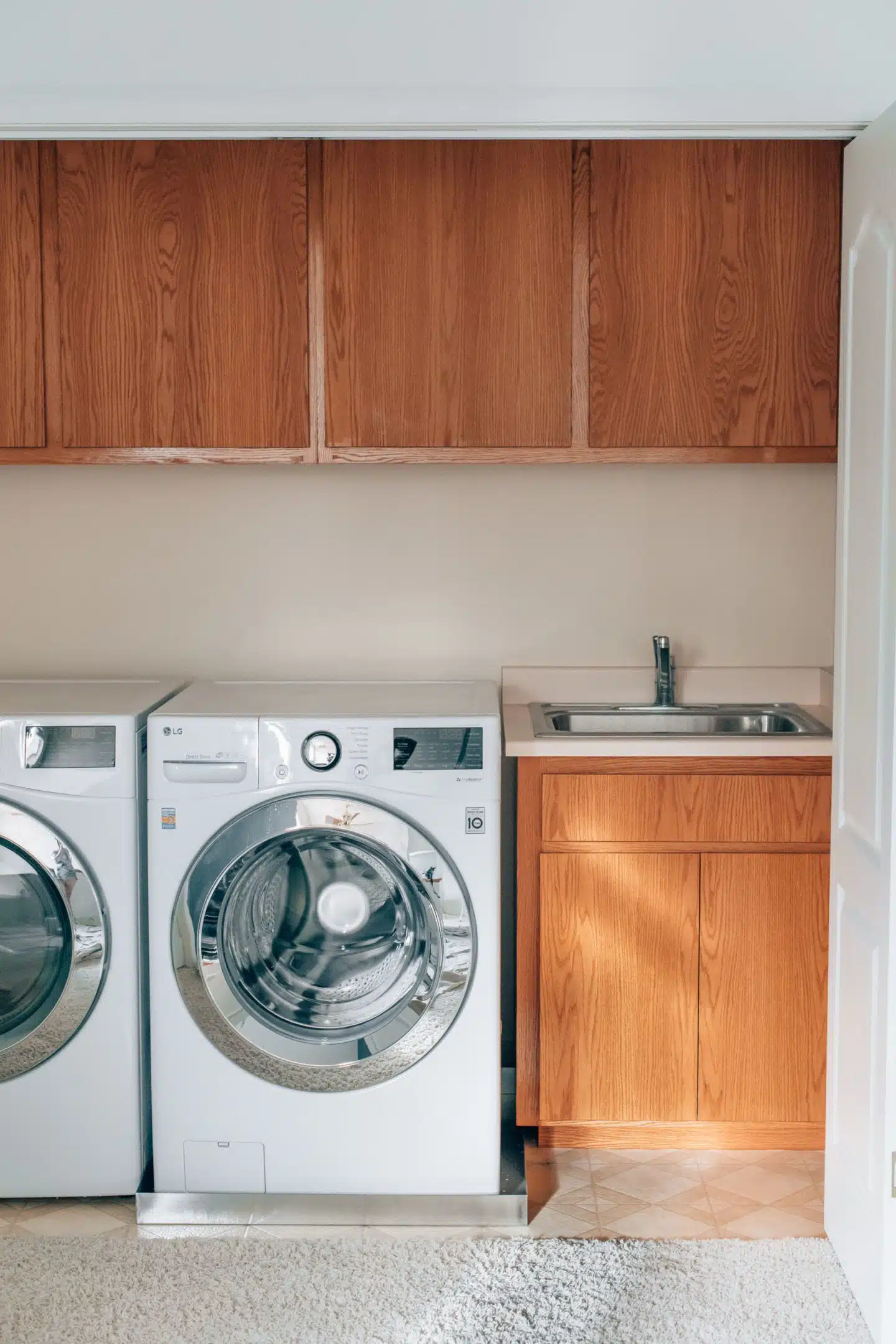 Laundry room makeover, by lifestyle blogger What The Fab