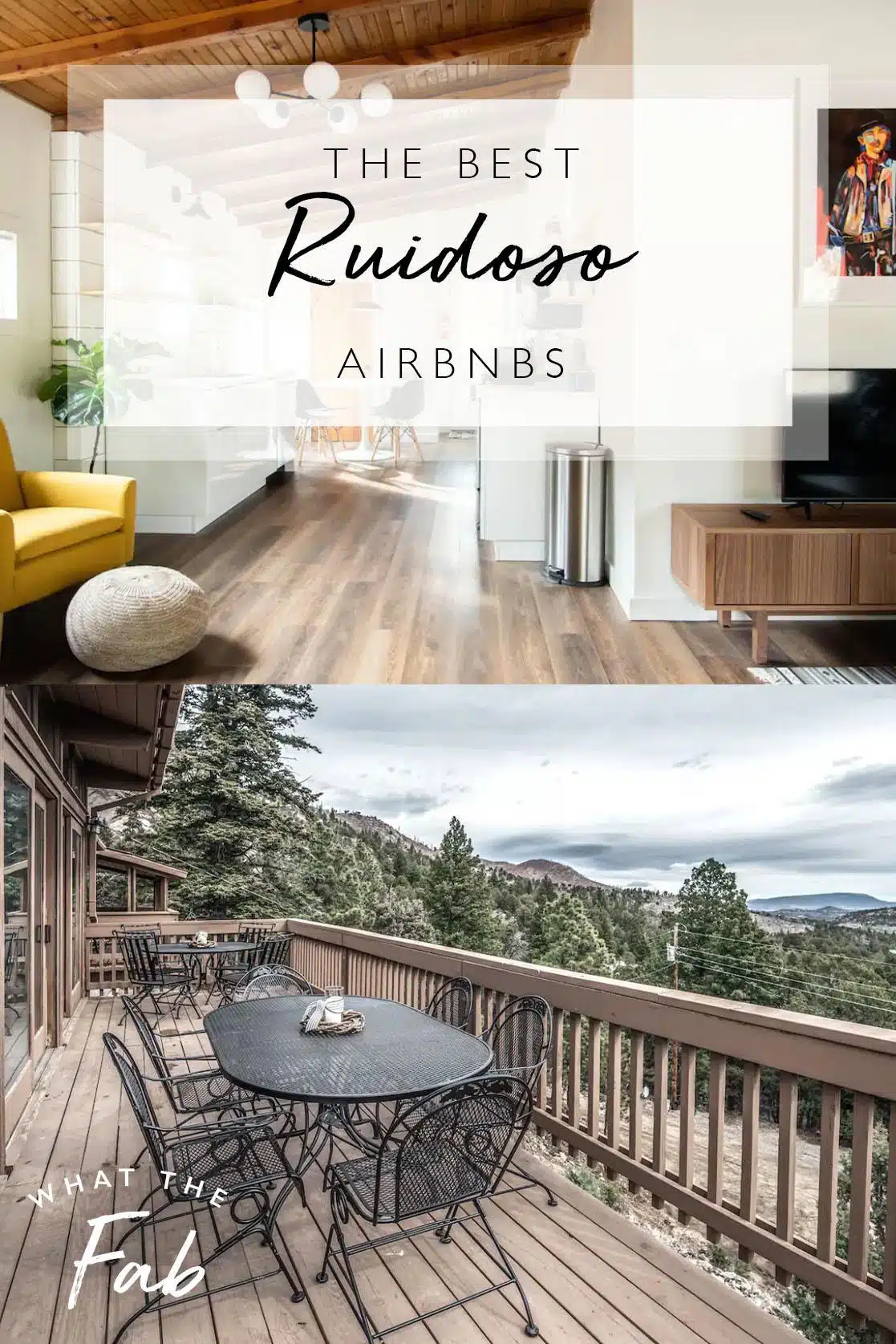Airbnb Ruidoso guide, by Travel Blogger What The Fab