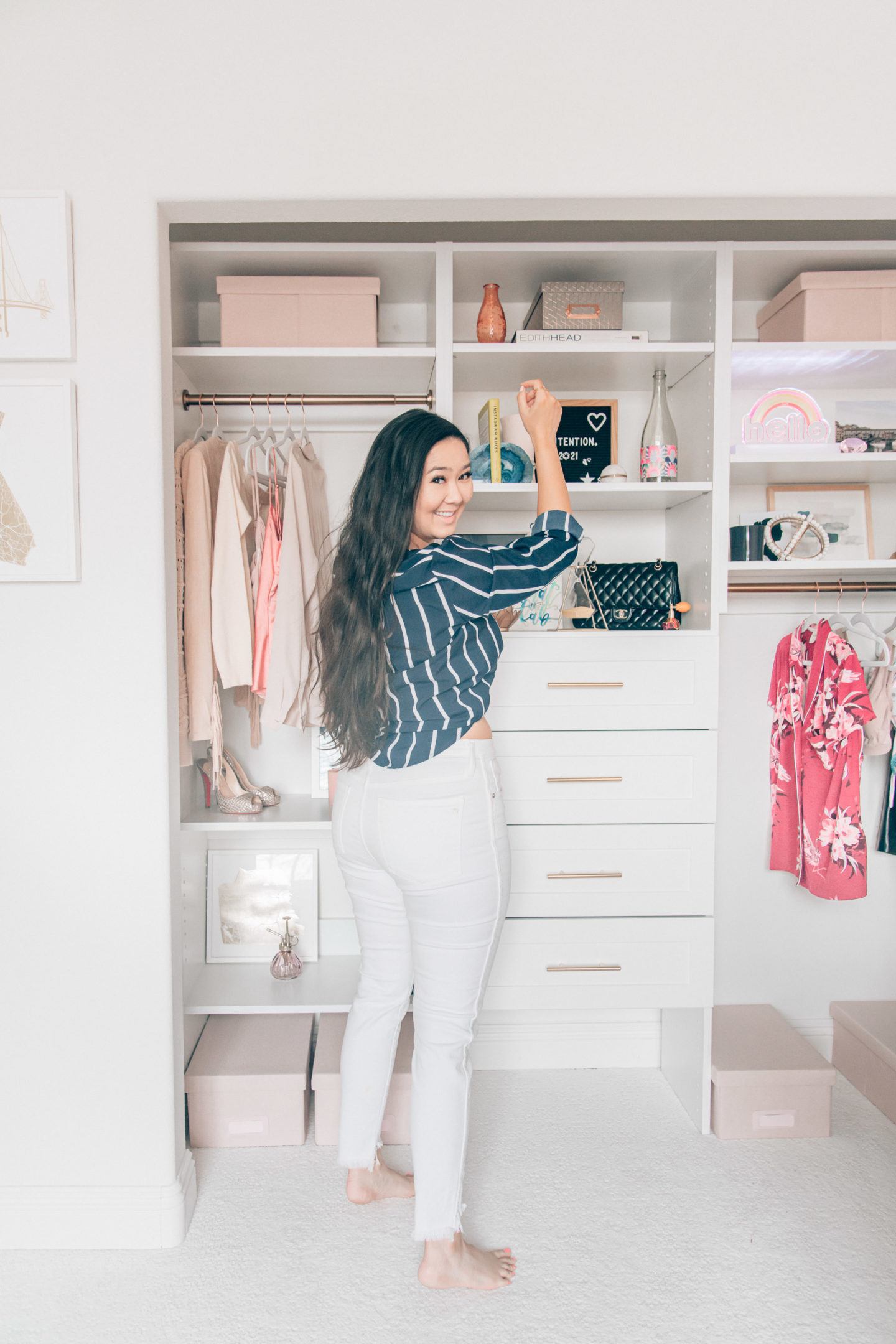 Modular closets cloffice design, by lifestyle blogger What The Fab
