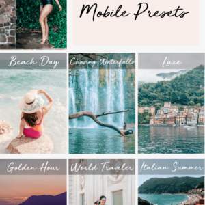 Lightroom Mobile Presets, by travel blogger What The Fab