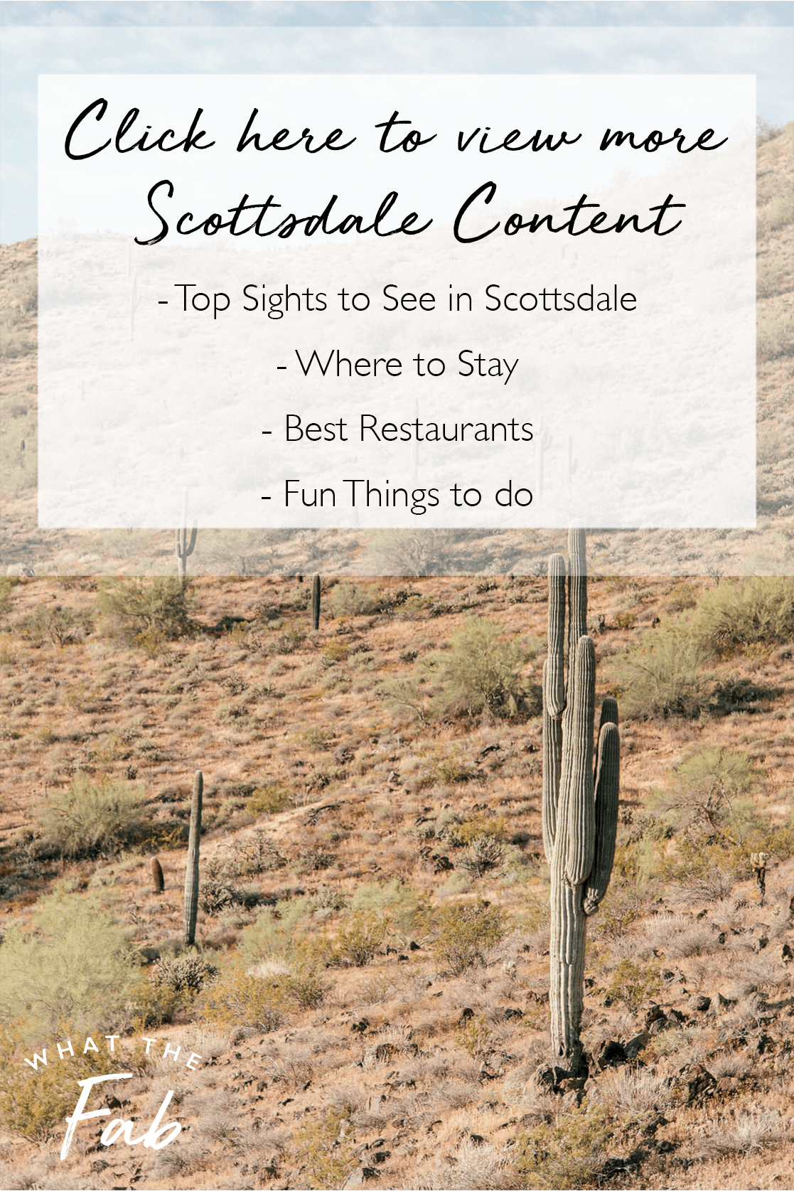 10 fun things to do in Scottsdale, by travel blogger What The Fab
