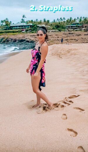 How to tie a sarong three ways, by style blogger What The Fab