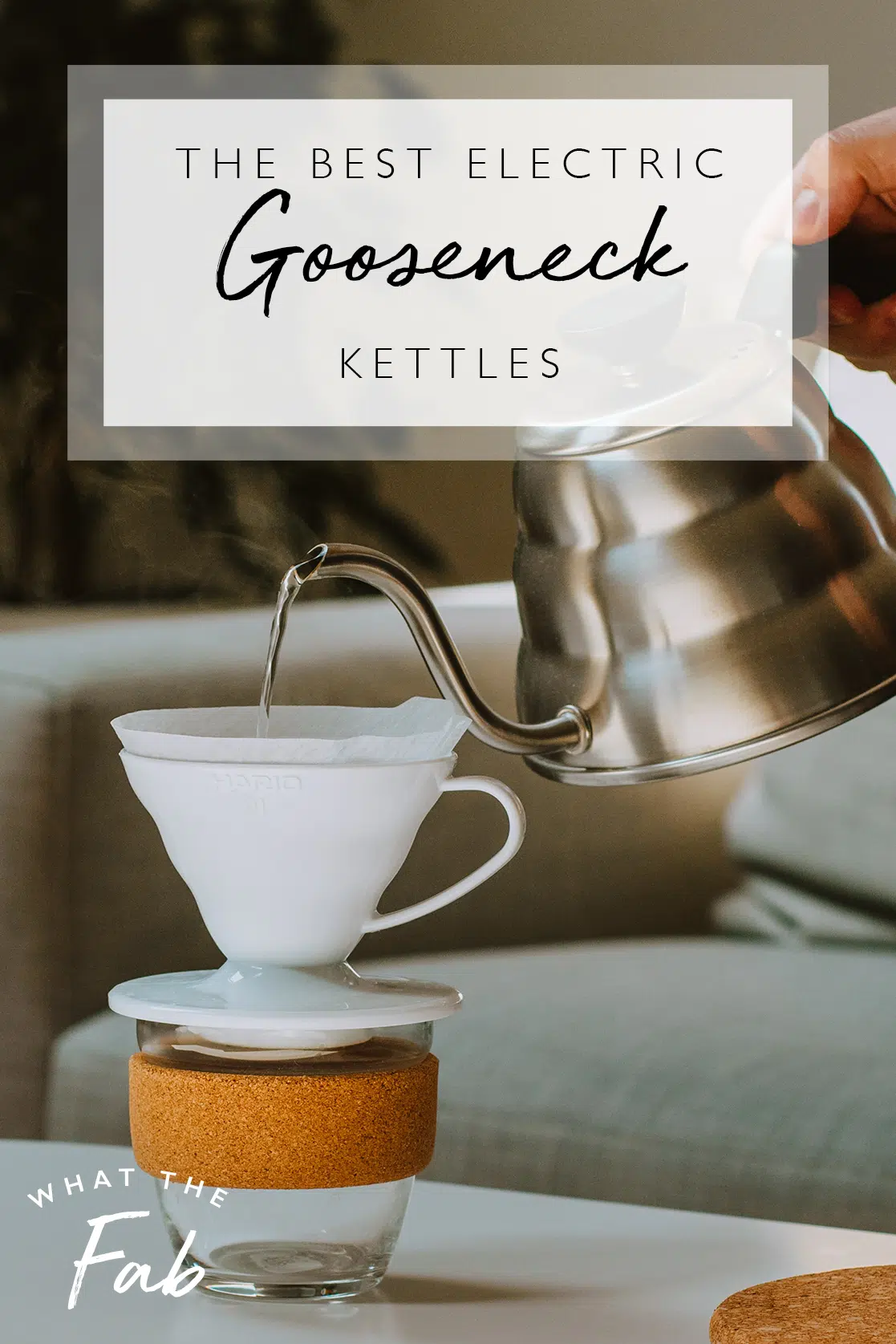 Pour Over Gooseneck Kettle by Alpha & Sigma [Includes Free eBook