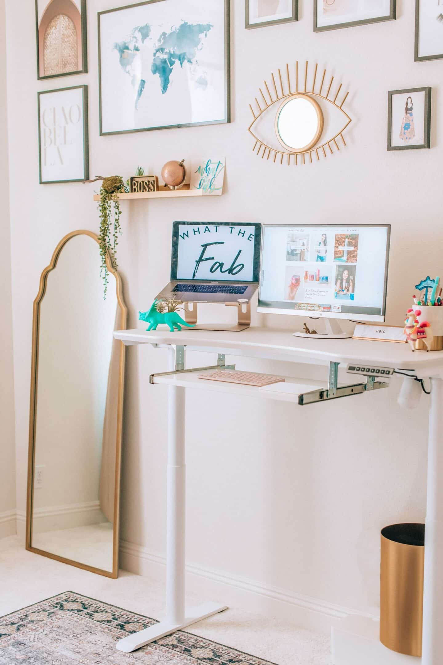 Brass Mirror, by Blogger What The Fab