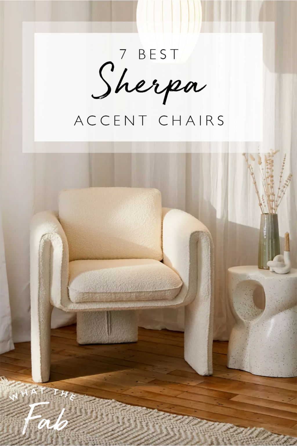 Sherpa Accent Chair Styles to Add to Your Home