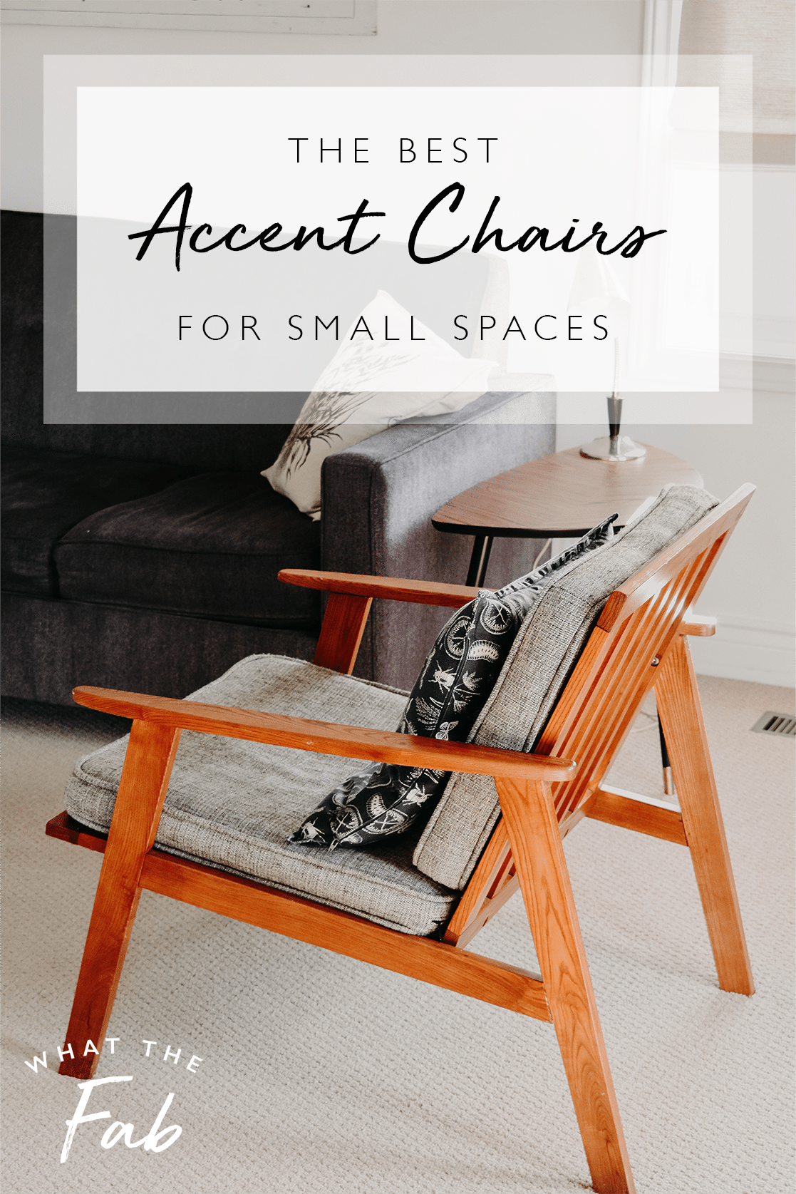 Accent Chairs for Small Spaces, by Blogger What The Fab