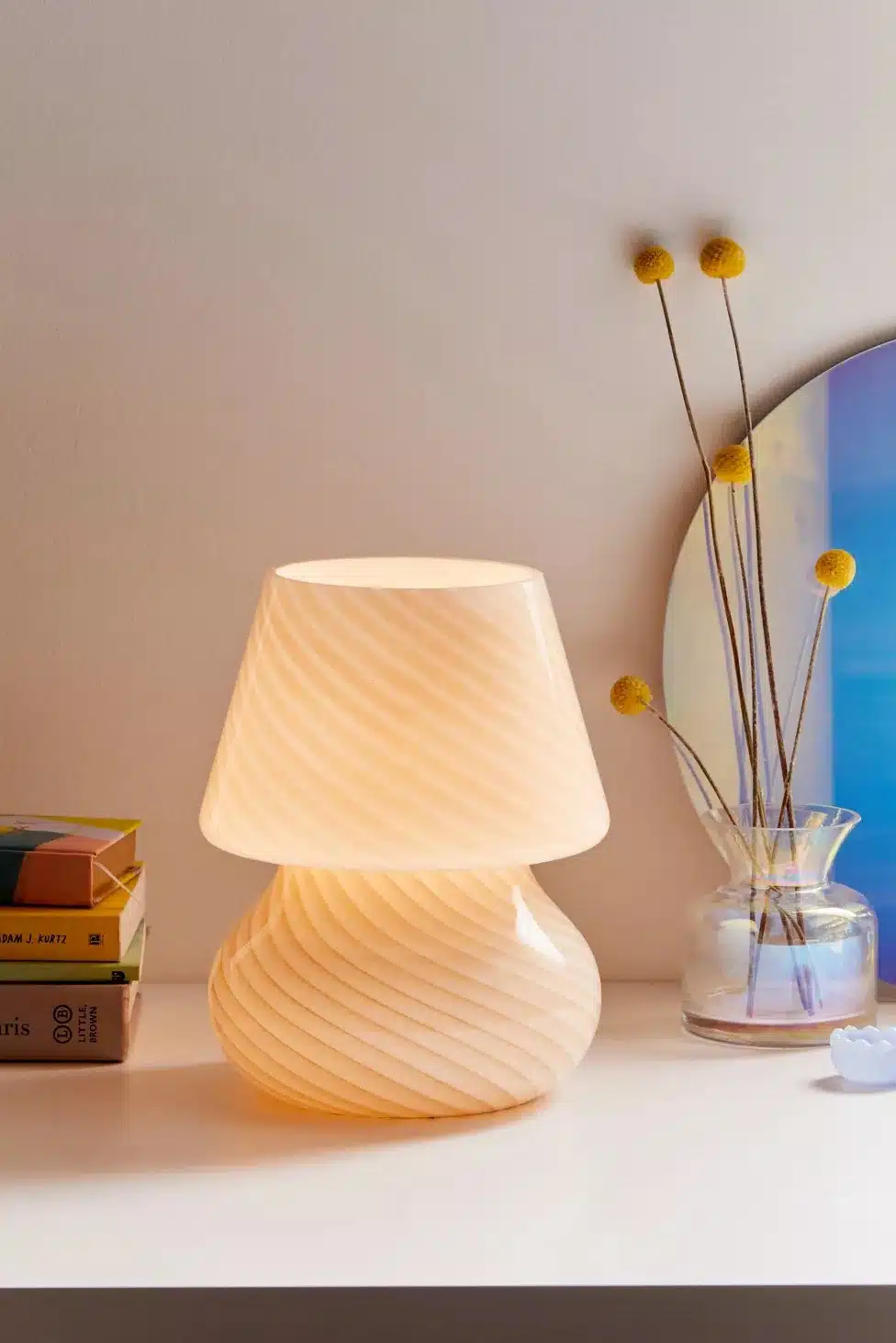 Mushroom Table Lamp, by Blogger What The Fab