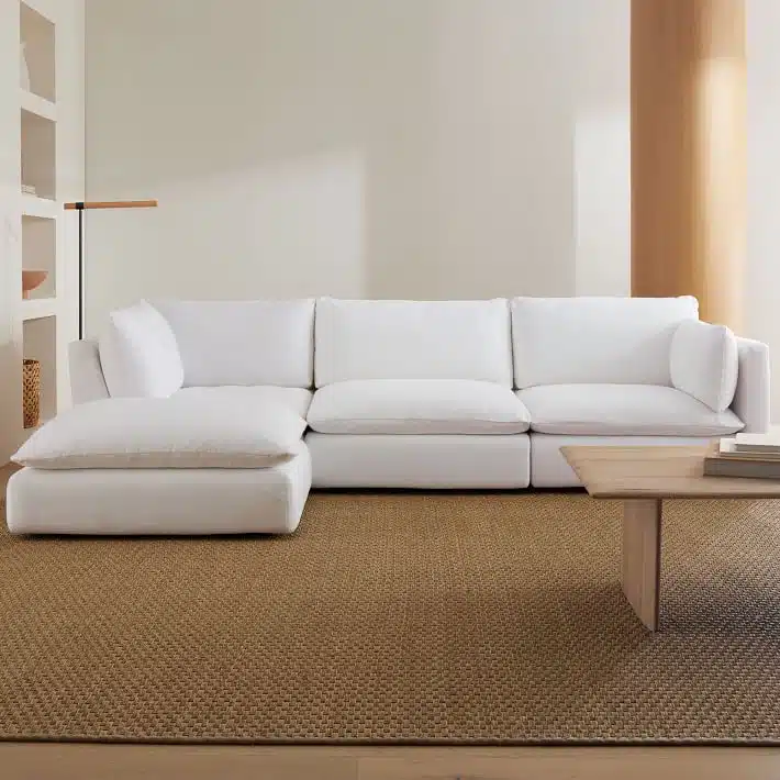 West Elm Sectional, by Blogger What The Fab