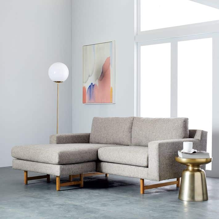 West Elm Sectional, by Blogger What The Fab
