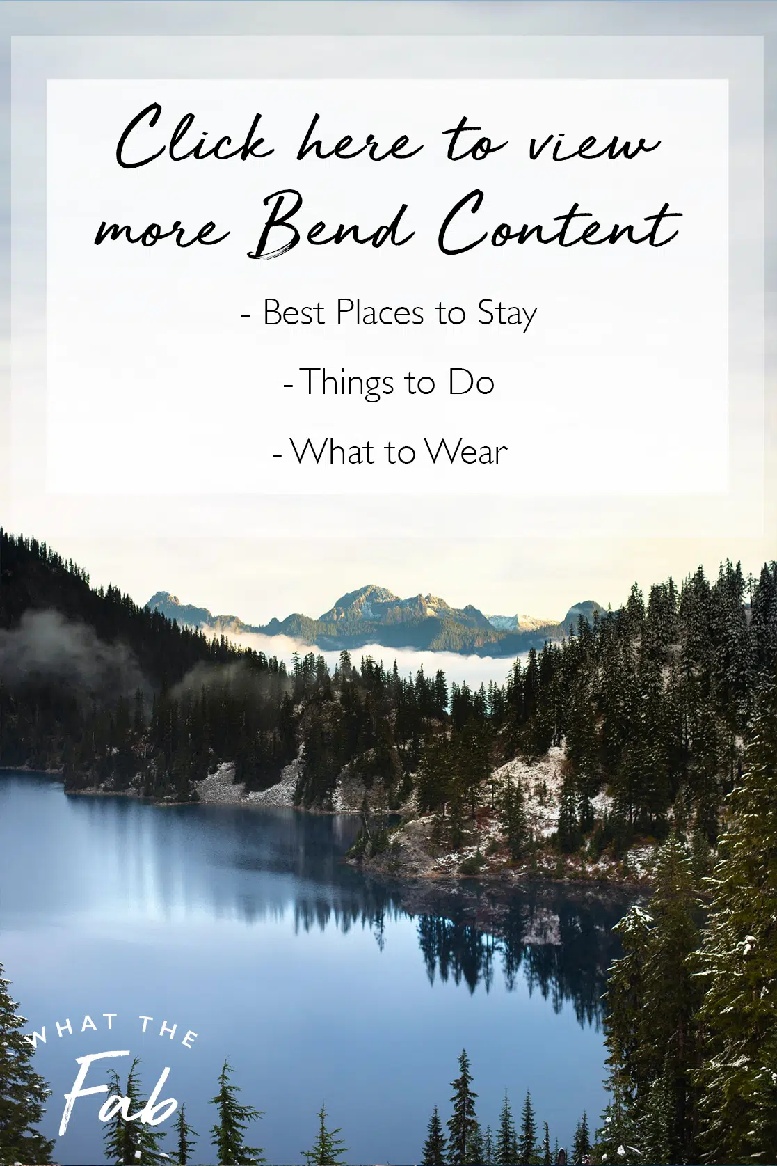 things to do in Bend Oregon by travel blogger What The Fab