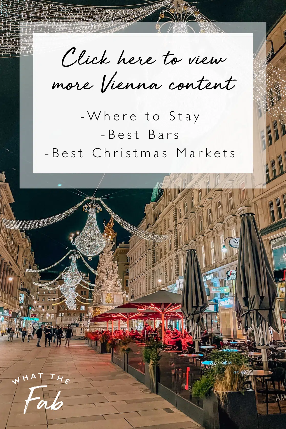 Where to stay in Vienna by travel blogger What The Fab