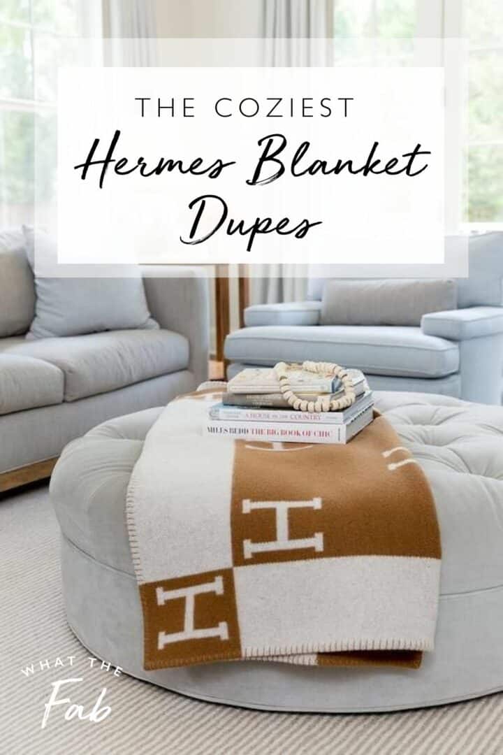 Hermes Throw Blanket Dupe