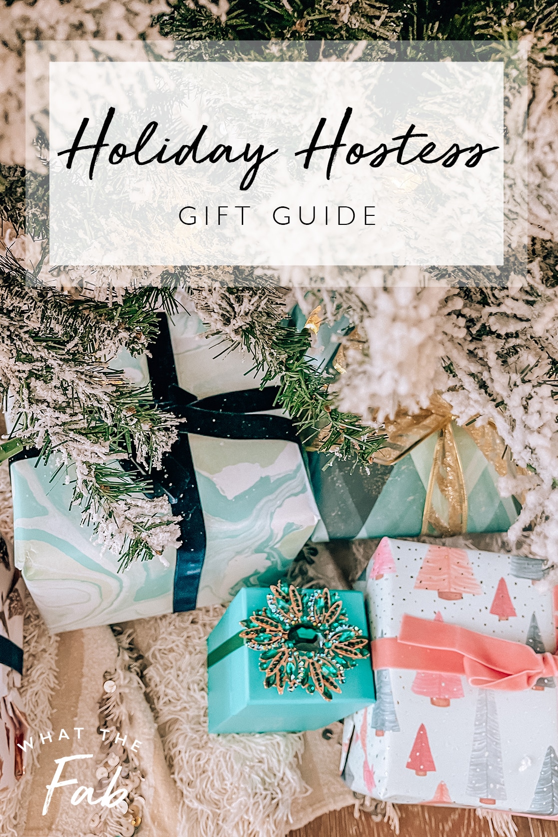 Hostess holiday gifts, by lifestyle blogger What The Fab