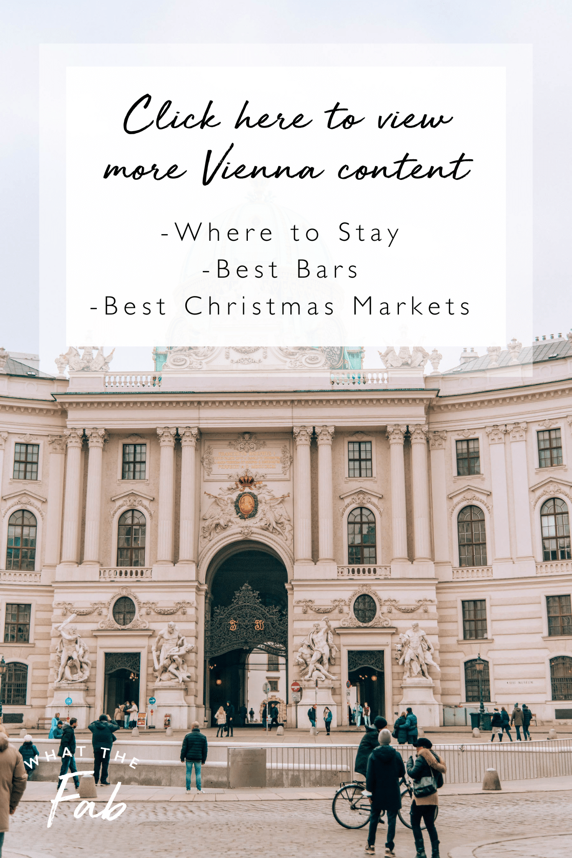 The best Vienna Christmas markets by travel blogger What The Fab