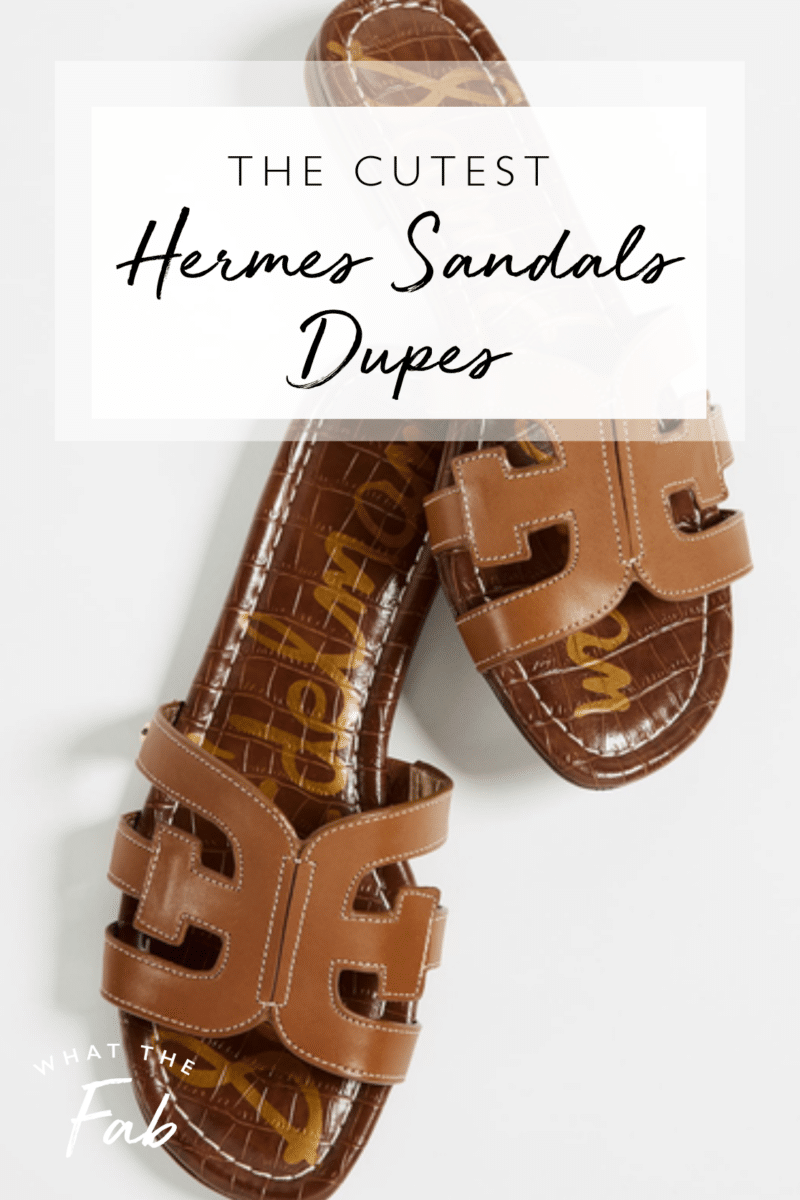 The CUTEST Hermes Sandals Dupes That Won't Break The Bank