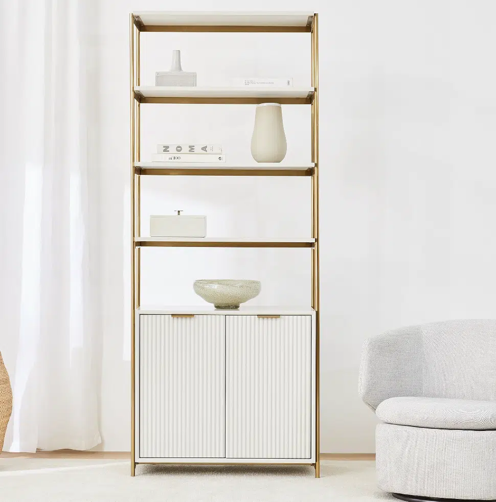 The best West Elm bookcases, by lifestyle blogger What The Fab
