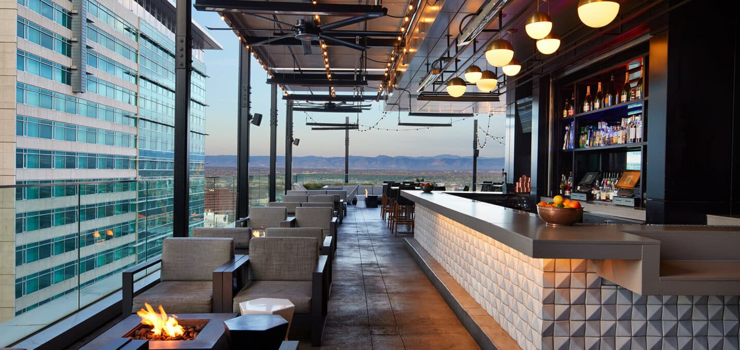 The BEST rooftop bars in Denver by travel blogger What The Fab