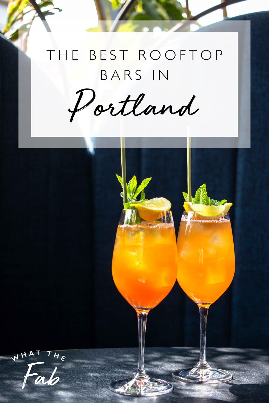 The best rooftop bars in Portland by travel blogger What The Fab