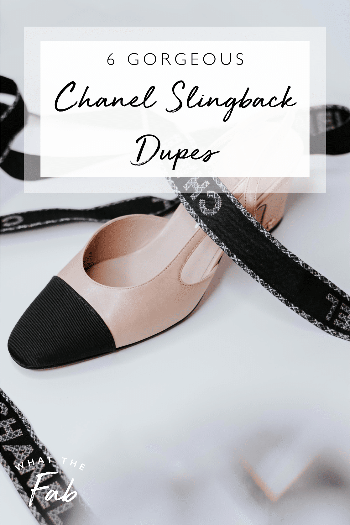 Chanel Slingback Dupes, by Blogger What The Fab